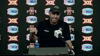 Matt Campbell post-game press conference (Iowa)