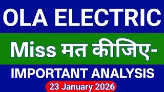 Ola Electric Share Technical Analysis | Ola Electric Share Price Today in Hindi | 23 january 2026