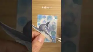 Animals collage 동물 다꾸 #collage #sticker #paperasmr #journal #journaltherapy #journaling #whales