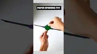 paper spinning toy✈️😅#origami #sorts #toy #trending #magic #first #papercrafts @MPPeparcard5462