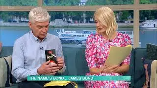 James Bond Nybro Sweden ITV This Morning  Holly Willoughby and Phillip Schofield
