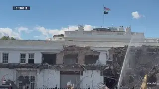 Trump tears down historic White House East Wing for $250M ballroom