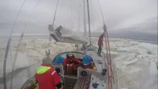 Leaving the stamukha 12 Aug Laptev Sea