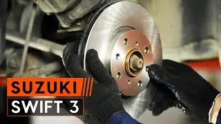 SUZUKI SWIFT 3 Hatchback első féktárcsa és első fékbetétek csere [ÚTMUTATÓ AUTODOC]