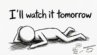 If you want success but keep delaying everything, watch this
