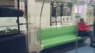 Shanghai Metro Line 12 from Damuqiao Road to Longhua 上海地铁12号线由大木桥路至龙华