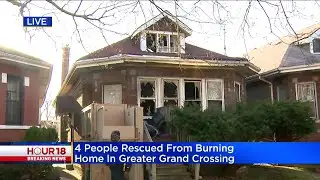 Four Rescued From Greater Grand Crossing House Fire