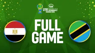 Quarter-Finals | Egypt v Tanzania | Full Basketball Game | FIBA U16 Women's AfroBasket 2025