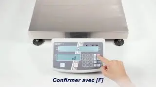 Balance de comptage industrielle avec pav&eacute; num&eacute;rique pour entr&eacute;e facile des donn&eacute;es | KERN IFS