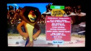 Madagascar Escape to Africa DVD Menu Walk Through