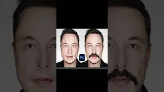 How Make Edit Facial Hair Adobe #Photoshop #Shorts Tutorial