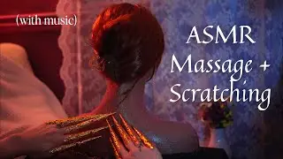 ASMR Neck & Shoulder Tingles ✨ 10 Min Mannequin Massage, Scratching & Tapping (With Relaxing Music)
