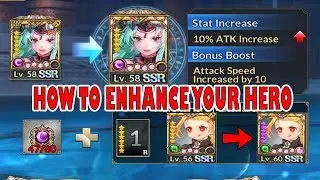 Knights Chronicle how to enhance hero to purple star, how to get advent hero mobile game HD