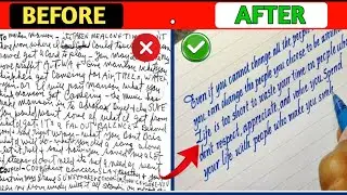 #Handwriting सुंदर बनायें || How To Improve your Handwriting.. WE INSPIRIT