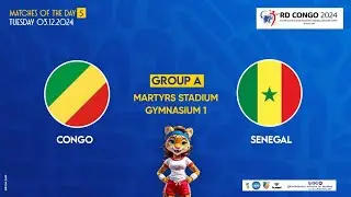 🤾 DAY 5/ CONGO VS SENEGAL  // 26TH CAN SENIORS DAMES KINSHASA 2024
