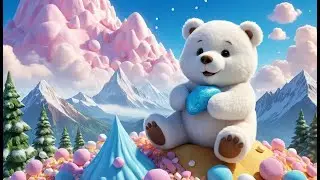 Teddy Tumbles on the Marshmallow Mountain | Fun Teddy Bear Adventure Song  | Sweet Mountain Rhyme