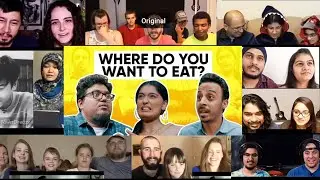 WHAT YOU. WANT TO EAT | JORDINDIAN | MULTI REACTIONS | Indian Mixed Reactions