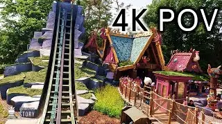Die gro&szlig;e Welle (Super Long Disk'O Coaster) - Holiday Park 4K POV