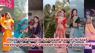 Male to Female Crossdresser Dancer Enjoying with his CD Skills