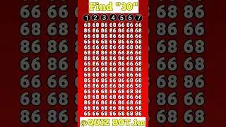 Test Your COGNITIVE Brain Power Skills With This Fast Number Puzzle! #shorts
