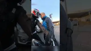 Biker vs. Angry Pedestrian 😳 #shorts #bike #biker #roadrage