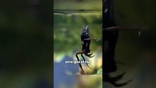 Тайная жизнь паука-водолаза🕷️#шорты#youtubeshorts#divingbellspider