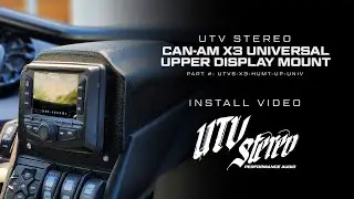 How to Install: UTV Stereo Upper Display Mount for Can-Am X3