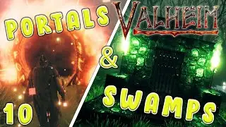 Portals & Sunken Crypts! | Valheim Gameplay | Solo Ep 10
