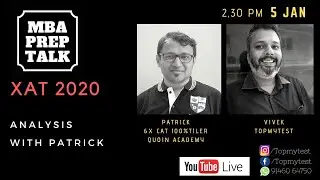 XAT 2020 Analysis with Patrick
