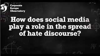 How does social media play a role in the spread of hate discourse?