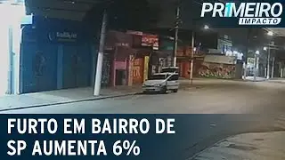 Ladrões fazem “limpa” em loja de roupas na zona leste de SP | Primeiro Impacto (23/09/22)