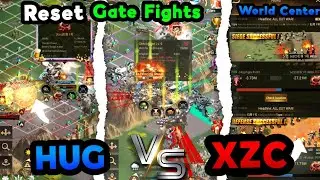 Big Fight 🔥 HUG Vs XZC 🔥 Reset Gate Attacks For World Center 😱 ::: Last Shelter Survival #24EGaming