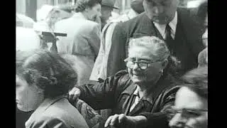 Brussel   Dagelijkse leven  1952 de marollen Amateur 8mm film
