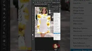 how to easily add design on dress in photoshop | Photoshop tips & tricks | Desinity