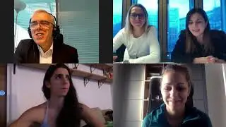 Journ&eacute;e du sport f&eacute;minin: &eacute;change avec deux grimpeuses,  Fanny Gibert et Aleksandra Mirosław.