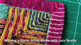 Mitering a Garter Stitch Corner