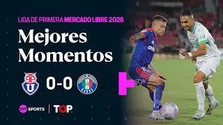 Compacto TOP | 🔵🔴 U. de Chile 0 - 0 🟢⚪ A. Italiano | Liga de Primera Mercado Libre 2026 - Fecha 1