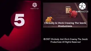 Channel 5 Endcaps Chickedy & Chick Crawling The Seeds Productions Logo Packages