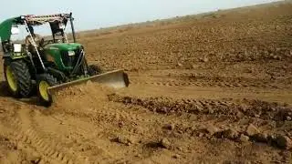 John deere 5045 D FOUR WHEEL Attched with Front Dozer