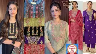 Amazon stylish Pakistani kurta set republic day sale 80%off😍