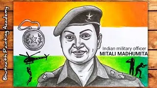veer gatha project drawing||gallantry award winners mitali madhumita drawing with pencil shading