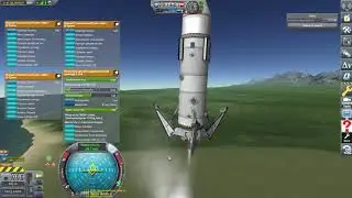 KSP BreakingGround Test rocket landing. Тест раскрываемых опор