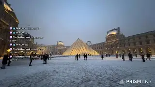 Rare Parisian Snow - Walking around snowy Paris
