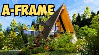 This A-FRAME Home Redefines MODERN CABIN Living!