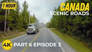 Scenic Drive in Canada for Indoor Cycling Training - 4K Virtual Trip to Vancouver Island - Pt 6 Ep 3