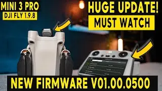 DJI MINI 3 PRO | NEW FIRMWARE UPDATE V01.00.0500 ! NEW FEATURE !
