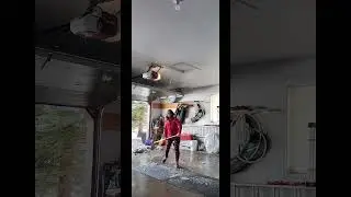 How to Clean your garage floor during winter.Calgarian style....#Canada #calgary #calgary