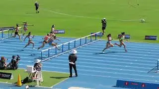 Ht3. 100m Hurdles Open Women, 2025 Australian Athletic Championships, Perth 13/04/2025
