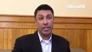 Milestone CEO Prem Chand talks this morning about hiring 200-plus employees at a job fair Sept. 28 a