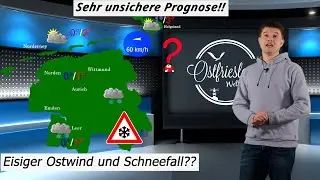Kräftiger OSTWIND und SCHNEEFALL am Dienstag? Wetterbericht für Ostfriesland und die Küste